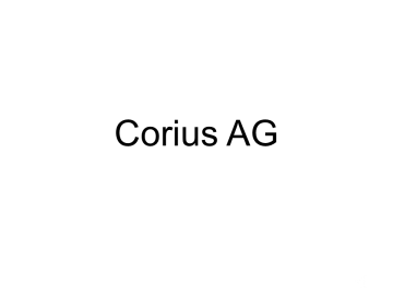 Corius AG