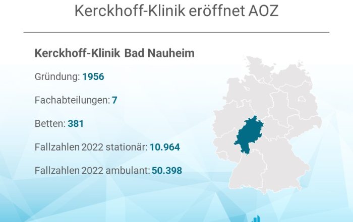 Behandlungsfallzahlen Kerckhoff-Klinik aus 2022