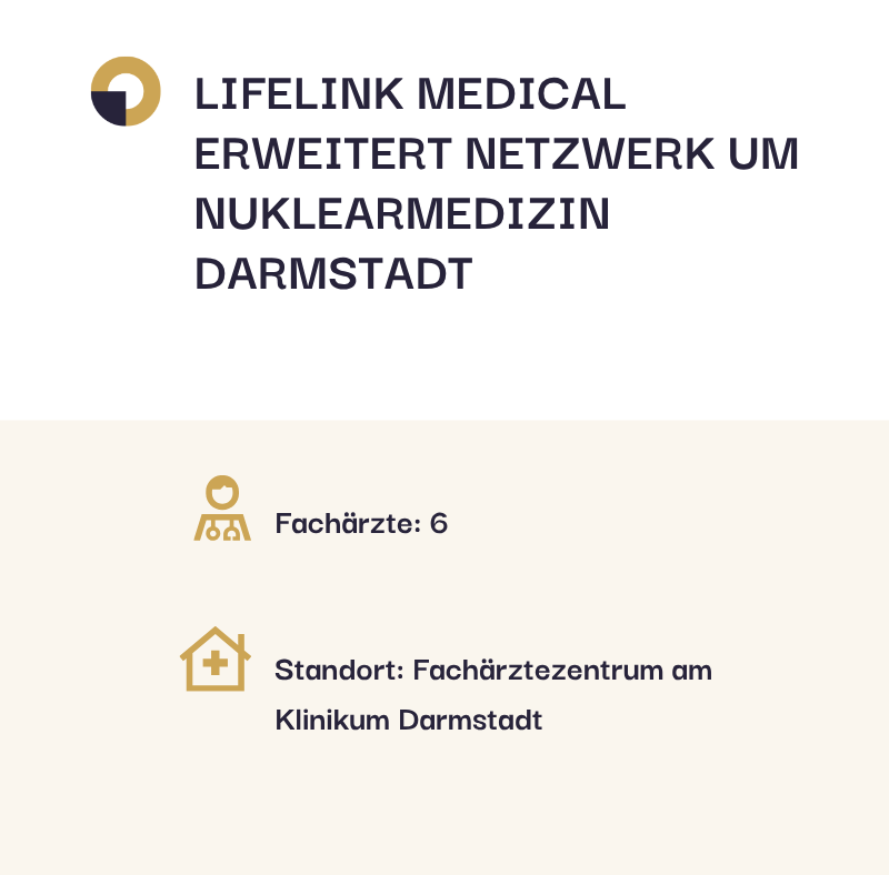 LifeLink übernimmt Nuklearmedizin Darmstadt