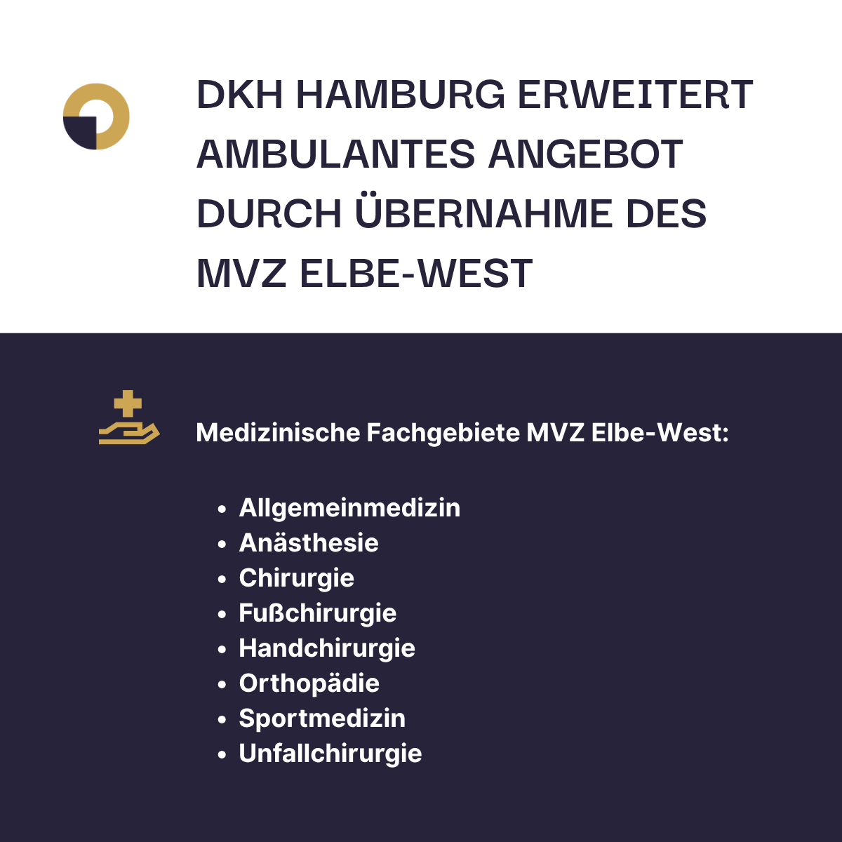 DKH Hamburg übernimmt MVZ Elbe-West